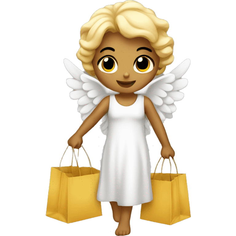 angel with bags emoji