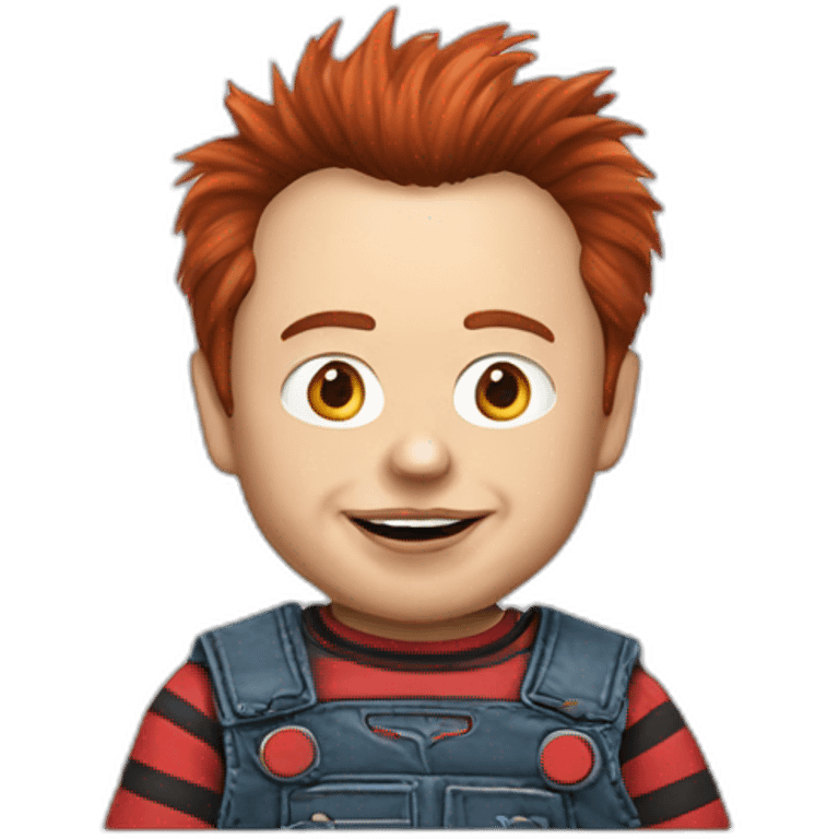 Elon musk as chucky emoji