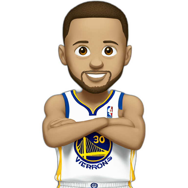 stephen curry with a sniper emoji