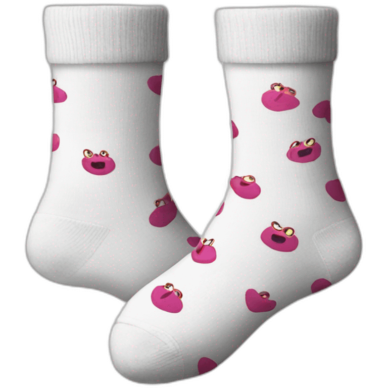 just socks. an emoji of a pair of socks. that's it. emoji