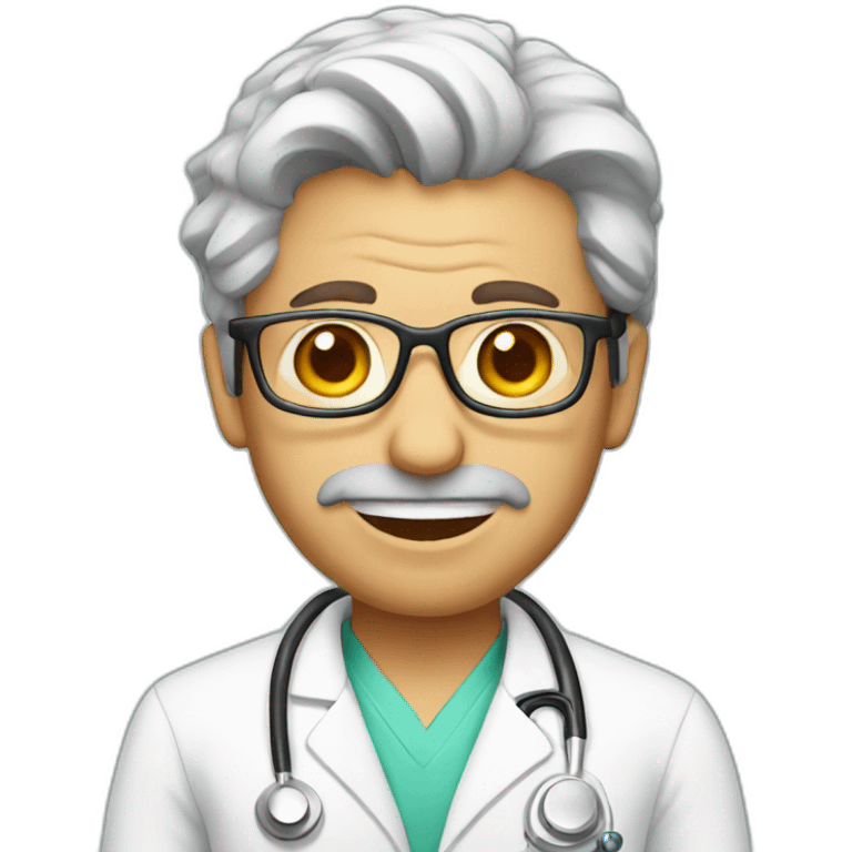 Crazy doctor emoji