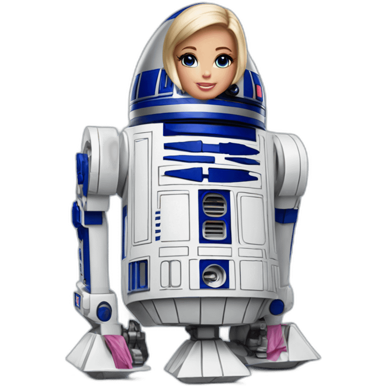 barbie r2d2 emoji