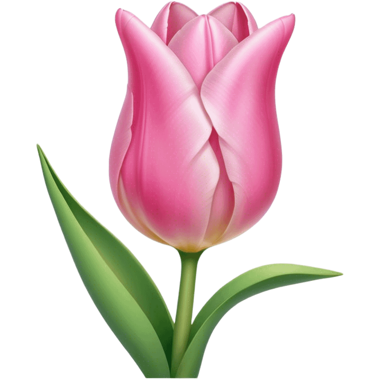 Light pink tulip emoji