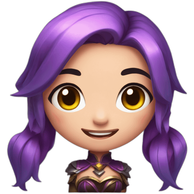 Chibi Jinx from League of Legends emoji