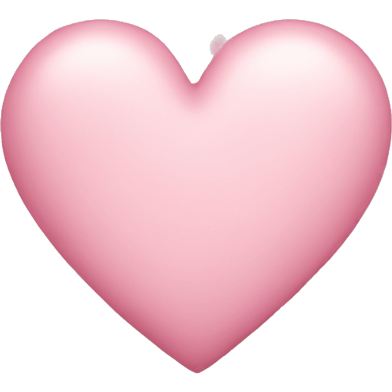 soft pink heart emoji