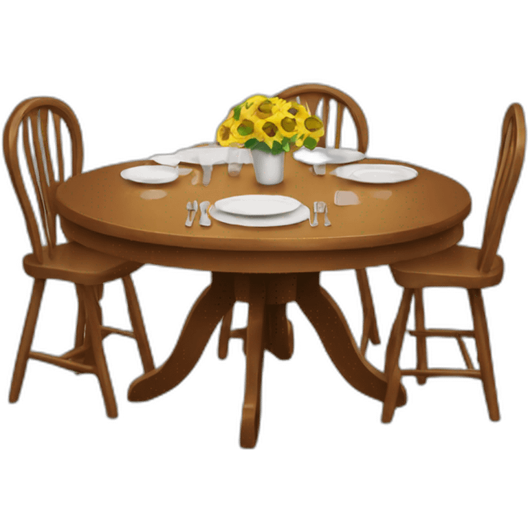 dinning table emoji