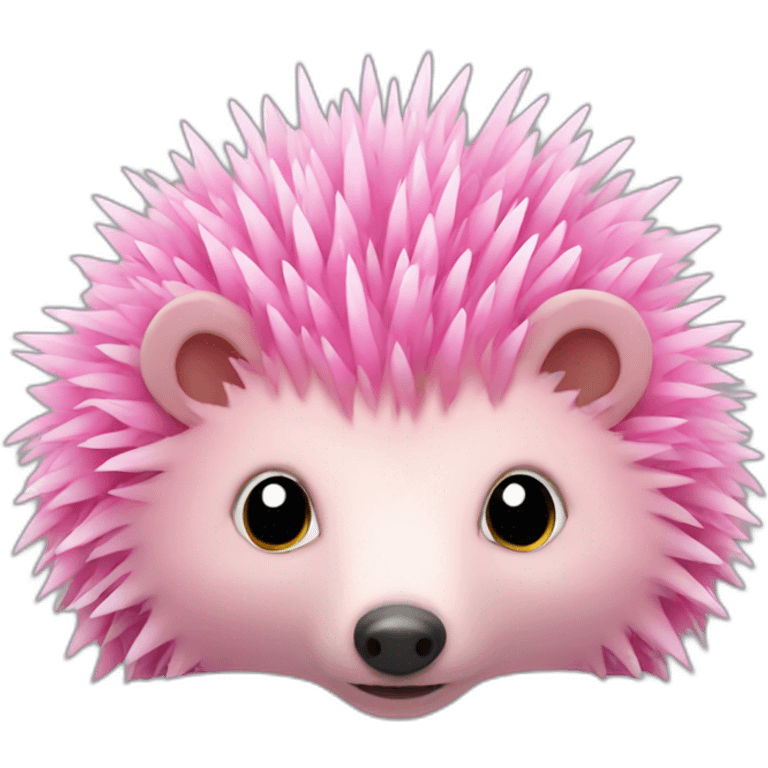 pink hedgehog emoji