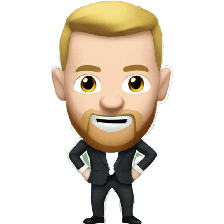 Connor mcgregor counting cash emoji