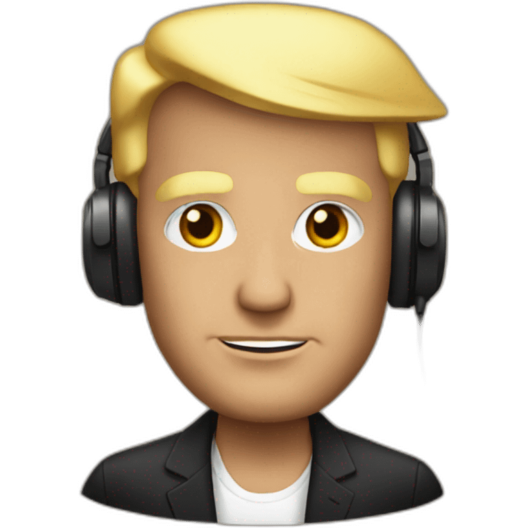 Dj Donald trump emoji