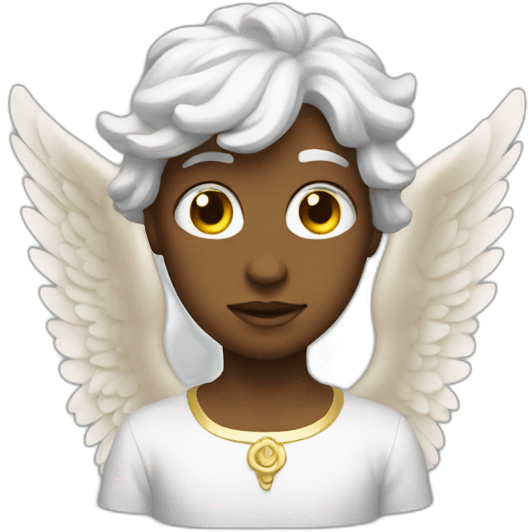 human shaped angel emoji