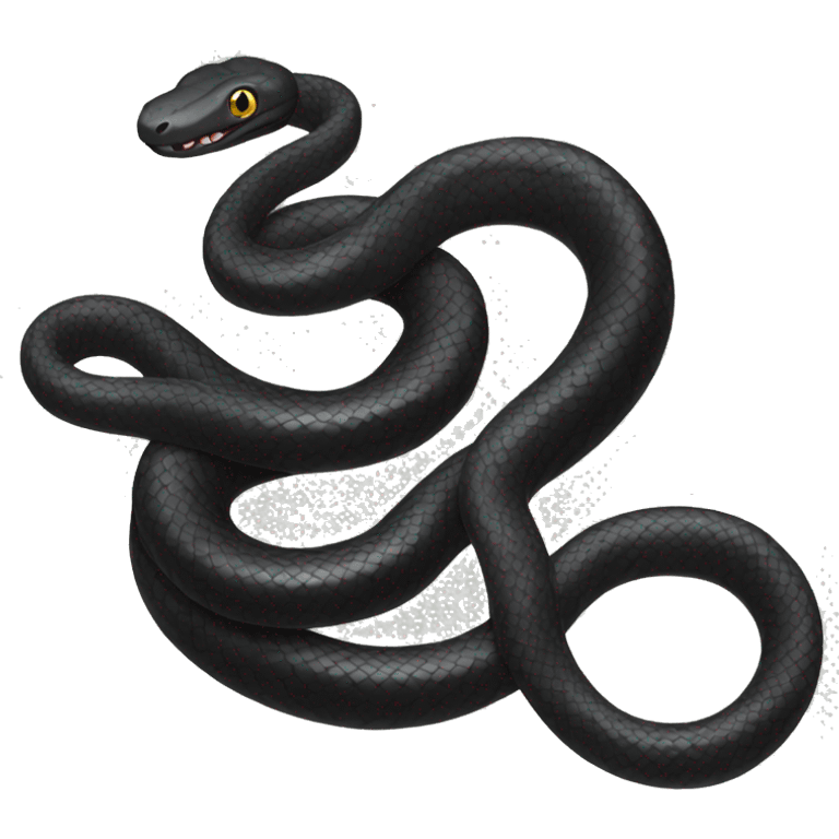 Black snake emoji