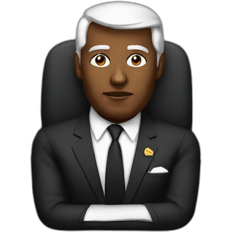 black-trump emoji