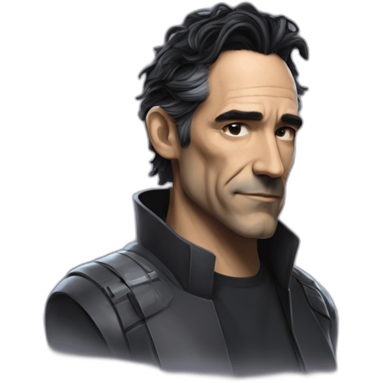 Ben Chaplin as cyberpunk hacker emoji