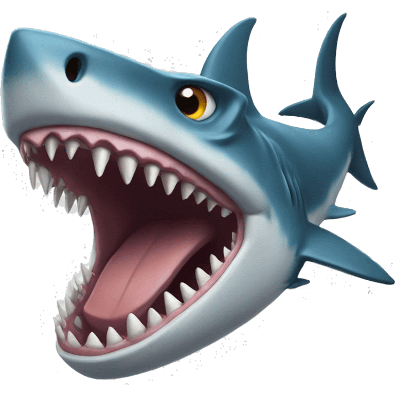 shark dragon emoji