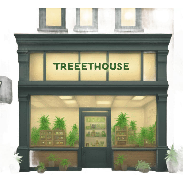 cannabis shopfront  name:treehouse emoji