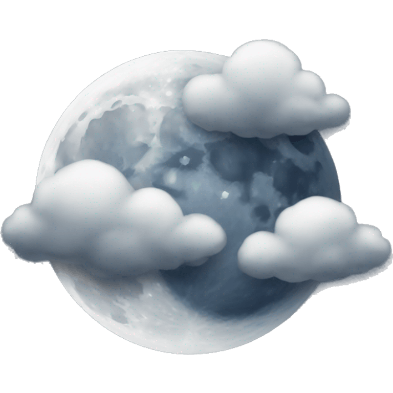 cloudy moon emoji