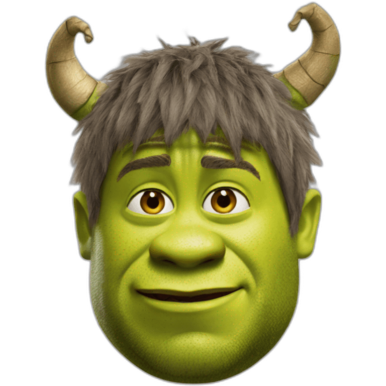 Shrek als Neymar emoji