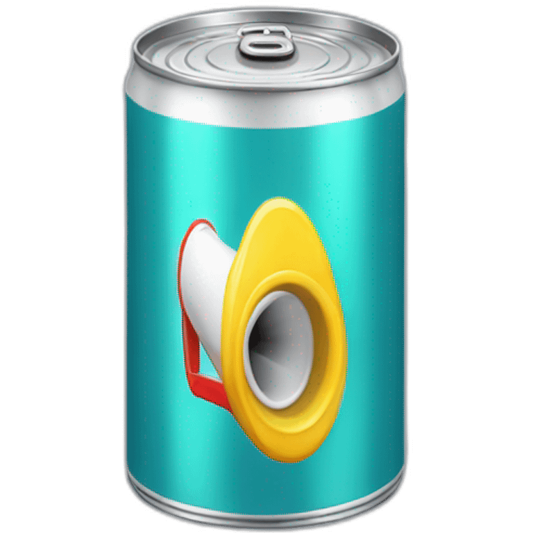 Can with air horn on top emoji