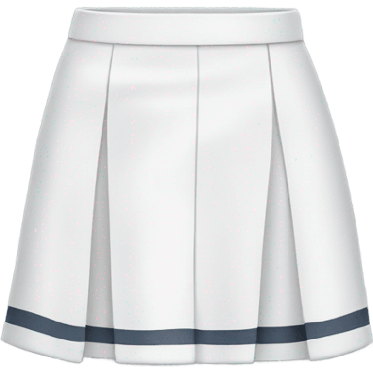 school uniform white skirt emoji