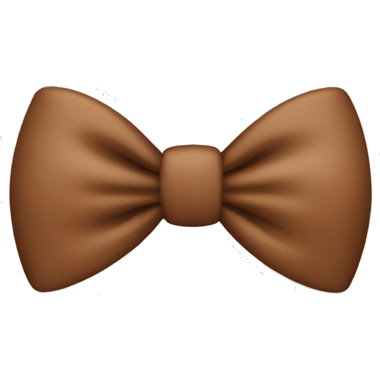 Baby brown bow emoji