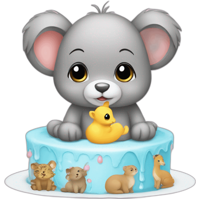 Baby shower animals emoji