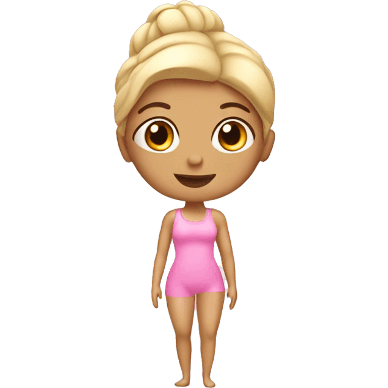 Pink Pilates Princess emoji