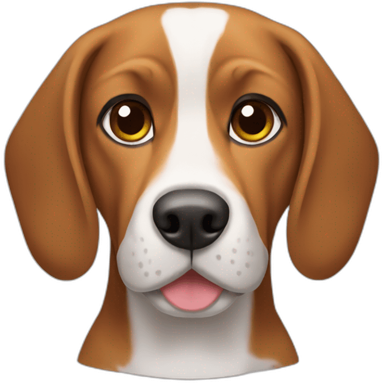 brown beagle dog emoji