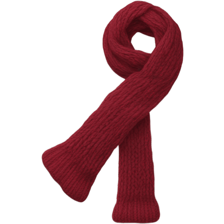 Scarf knit emoji