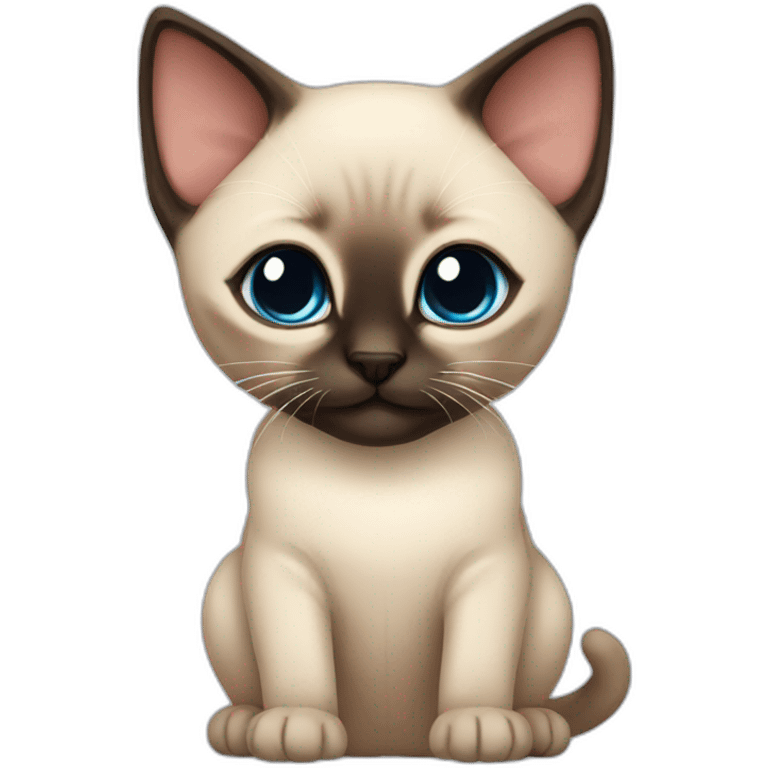 siamese kitten emoji