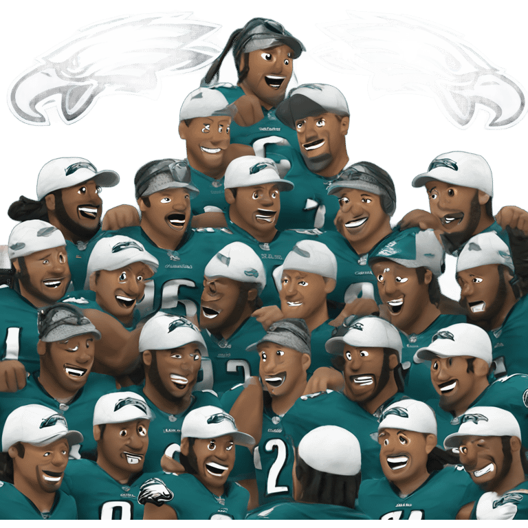 Philadelphia Eagle celebration  emoji