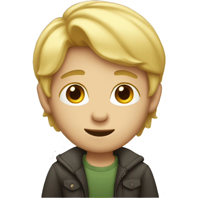 boy with blond hair emoji