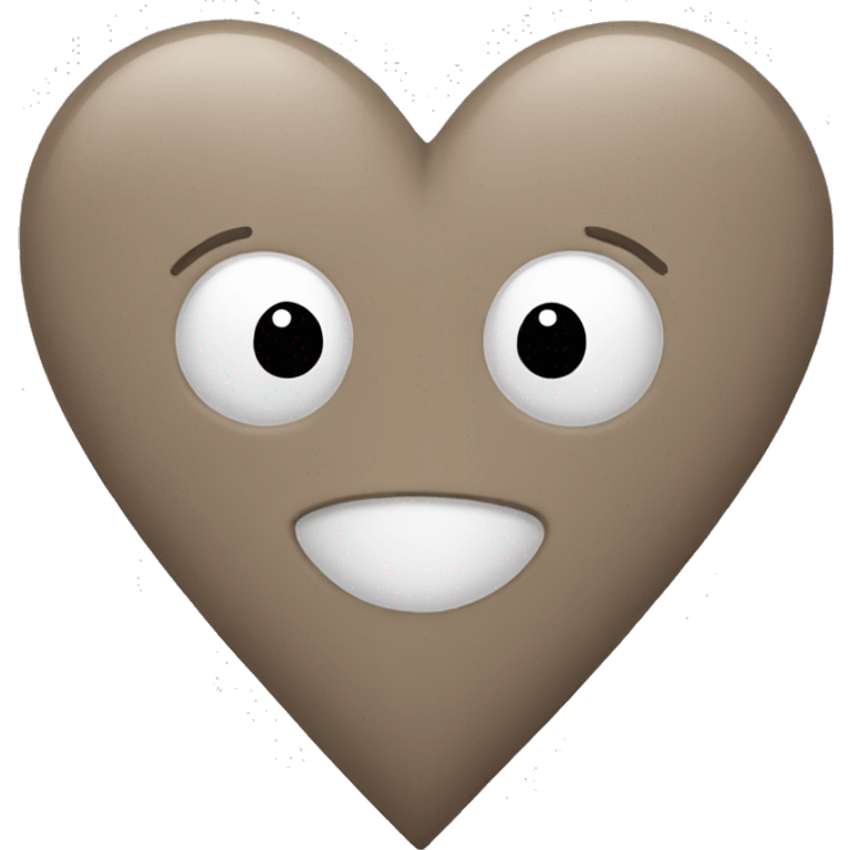 taupe heart emoji