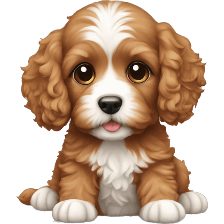 Cavapoo puppy emoji