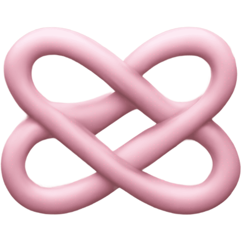 Infinity love pink  emoji