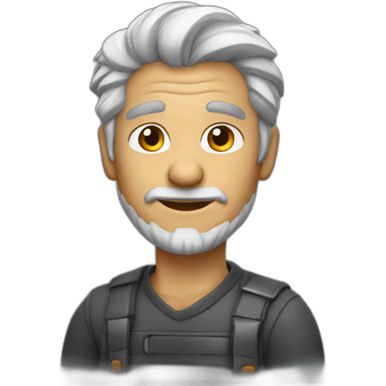 developer gray hair emoji