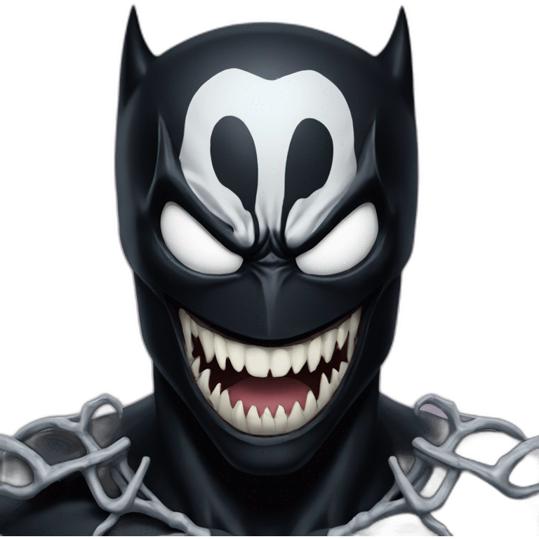 Venom Symbiote batman emoji