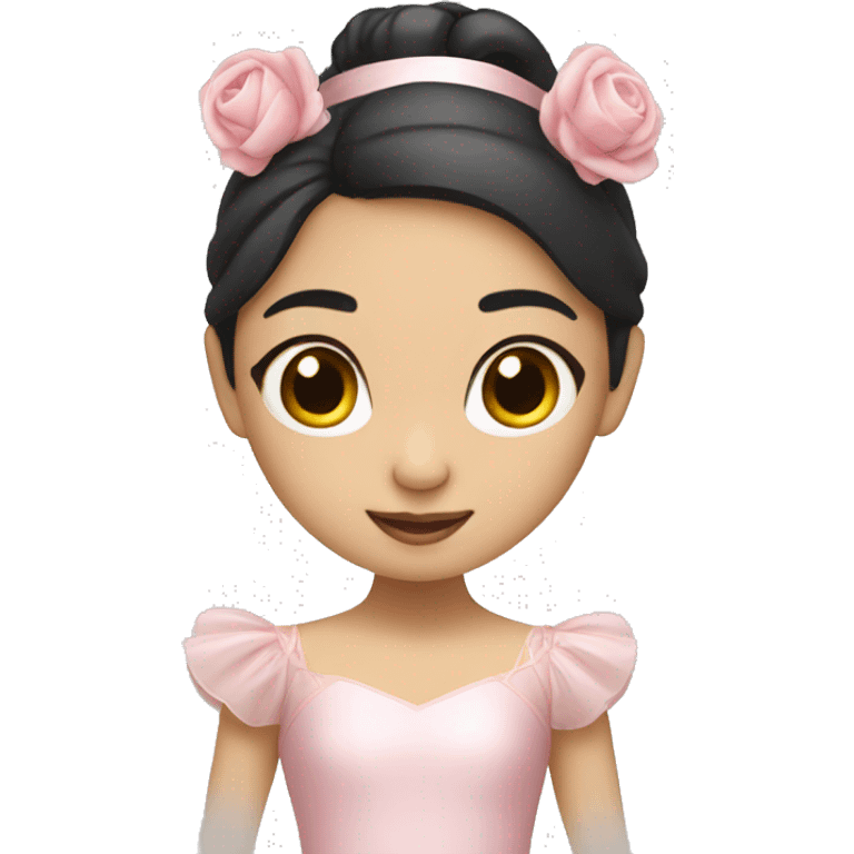 Asian ballerina  emoji