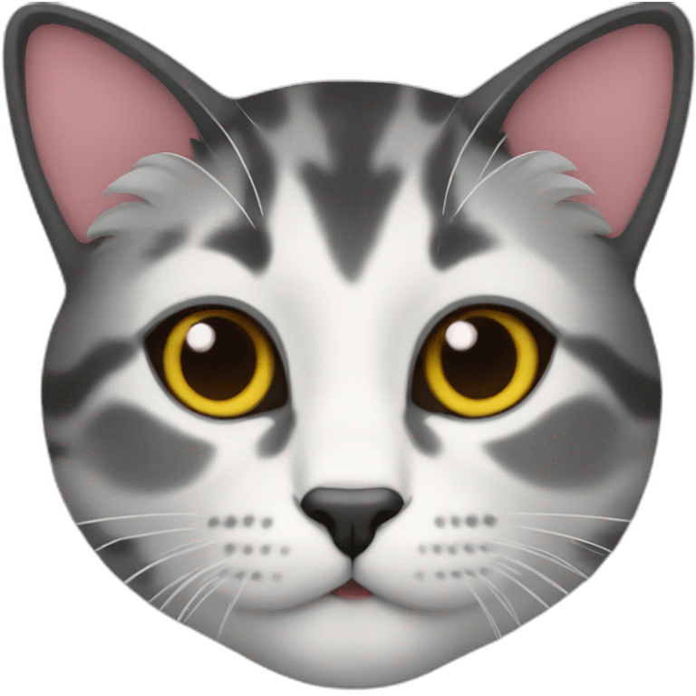 bicolor-cat emoji