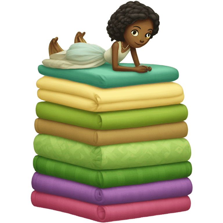 Princess and the pea emoji