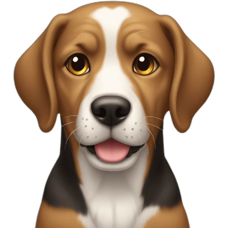 chien sur chat emoji