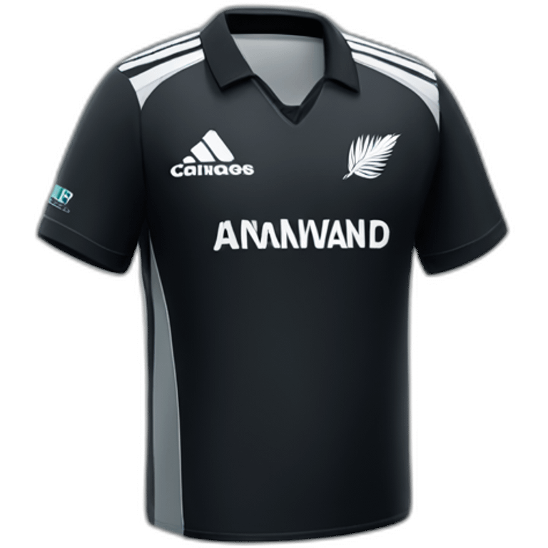 new zealand cricket jersey emoji