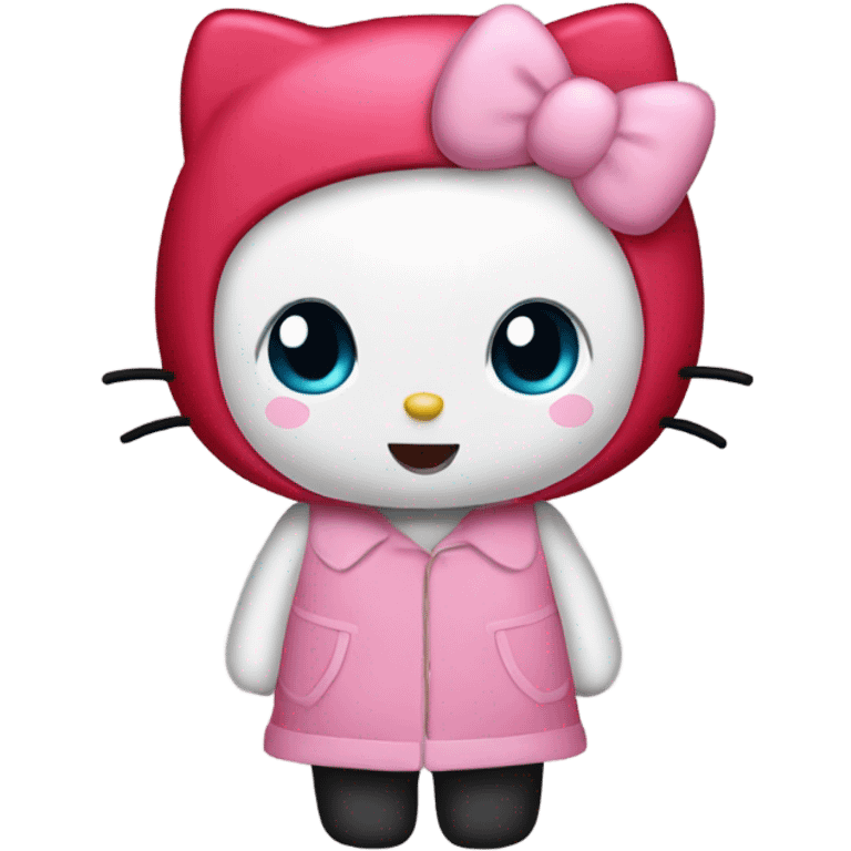 I want something that looks like hello kitty emoji