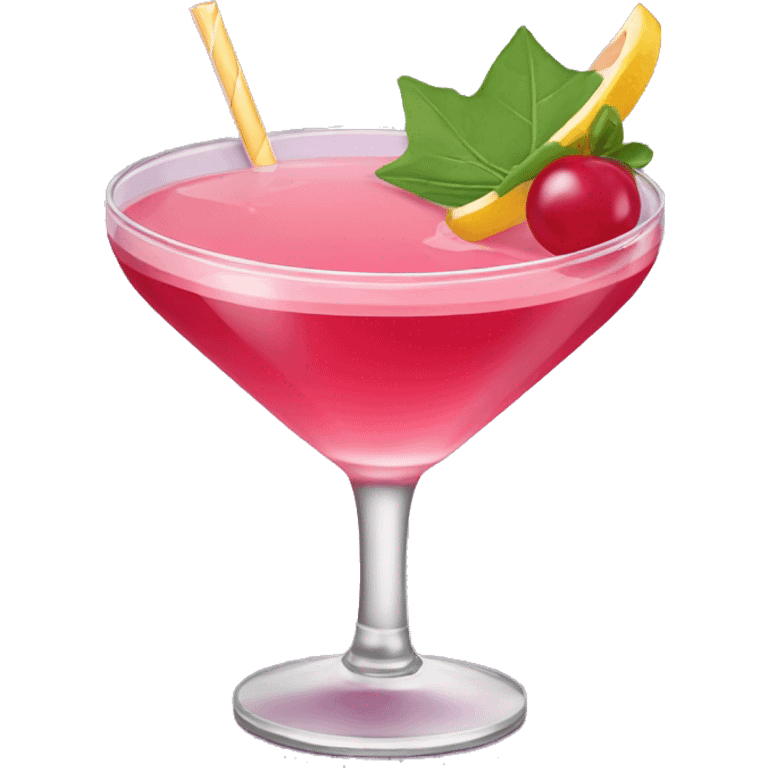 Cosmopolitan drink emoji