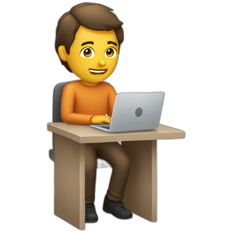 person using laptoo emoji