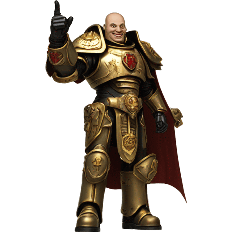 adeptus custodes from warhammer 40k giving a thumbs up emoji