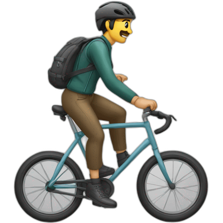 Espartano montando en bici emoji