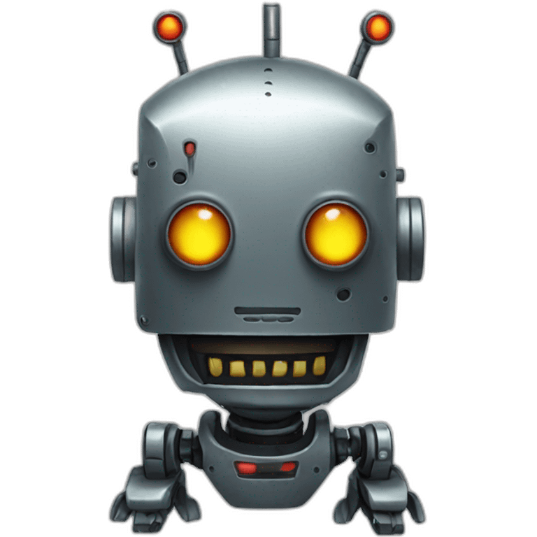 evil robot emoji