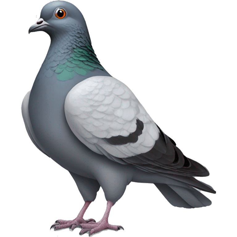 pigeon with visible br emoji