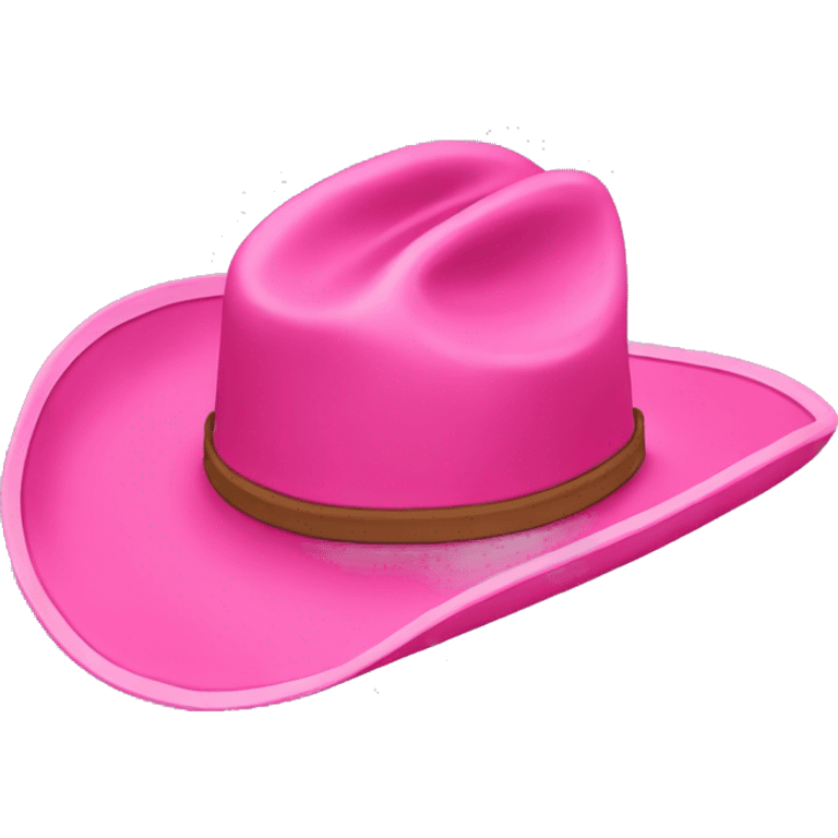 Pink cowboy hat  emoji