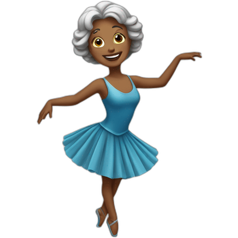 Danseuse classique vieille  emoji